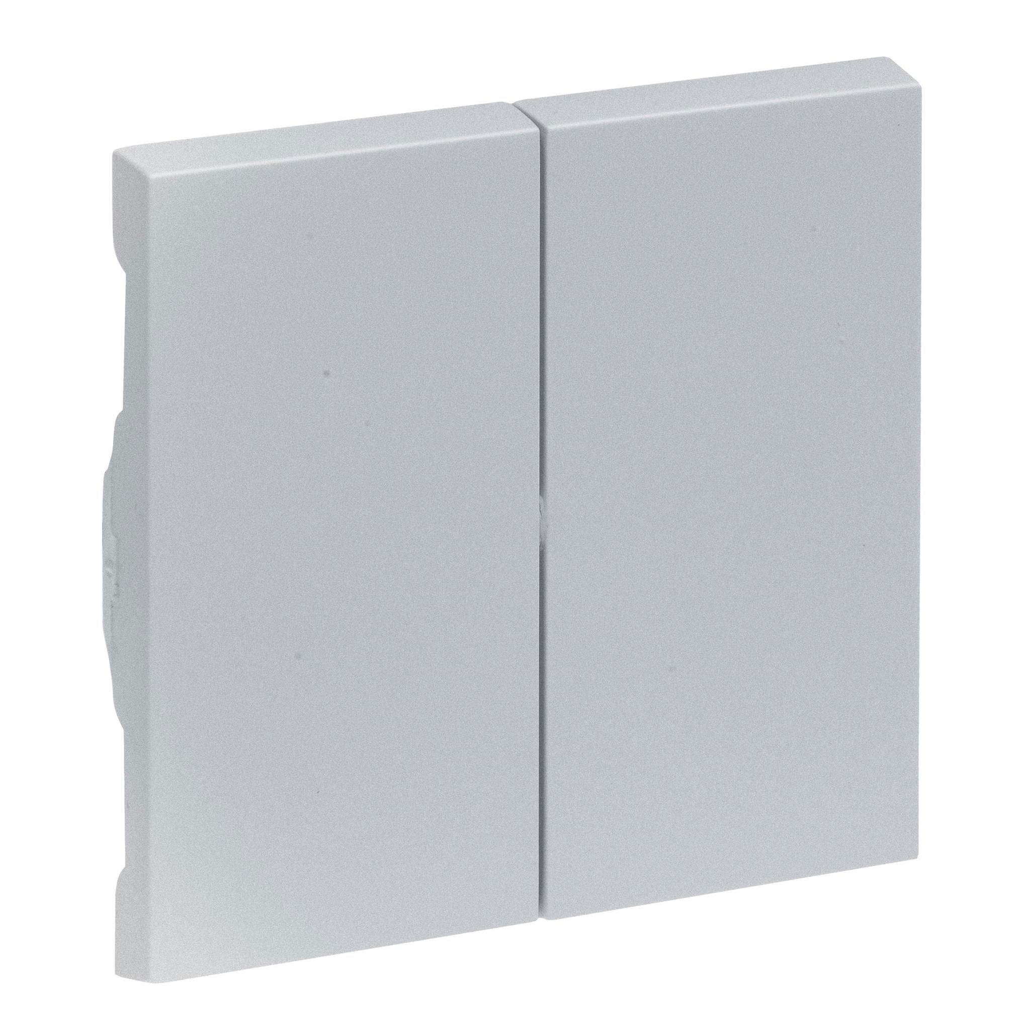 Legrand SEANO Serienwippe für Serienschalter, Doppelwechselschalter und Doppeltaster / Farbe Aluminium lackiert