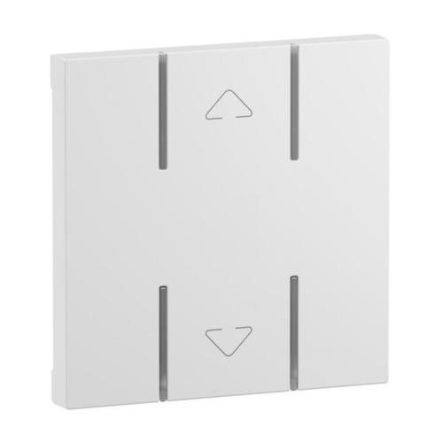 Legrand SEANO 2-modulige Tastenabdeckung für MyHome-Tastsensor oder UP-Aktor mit Symbol "Auf/Ab" / Ultraweiß
