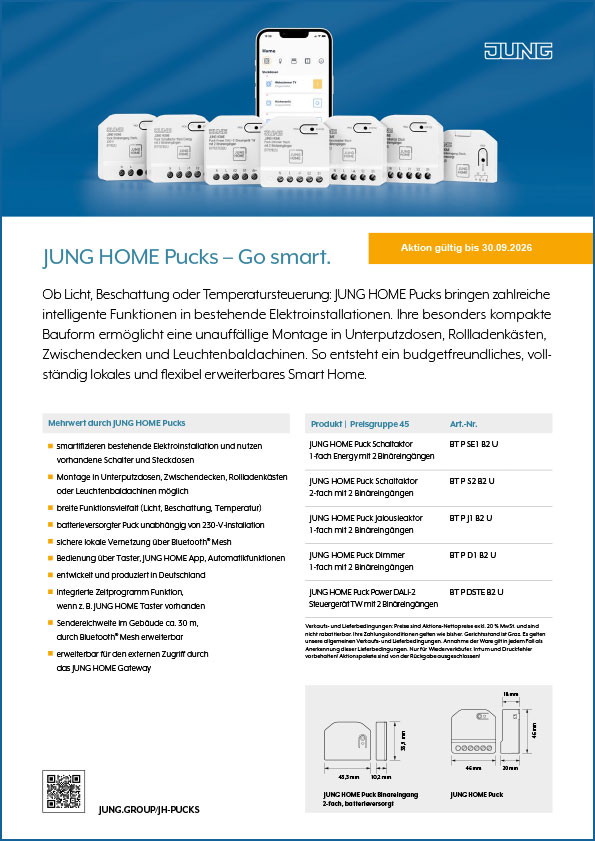 Jung Home PUCKS