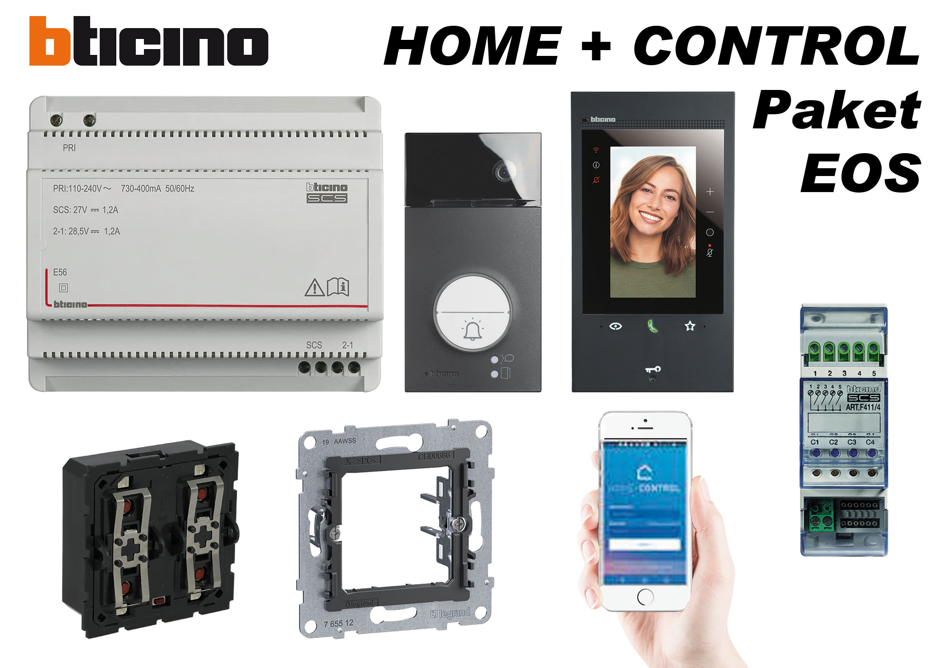 Bticino HOME + CONTROL Paket EOS