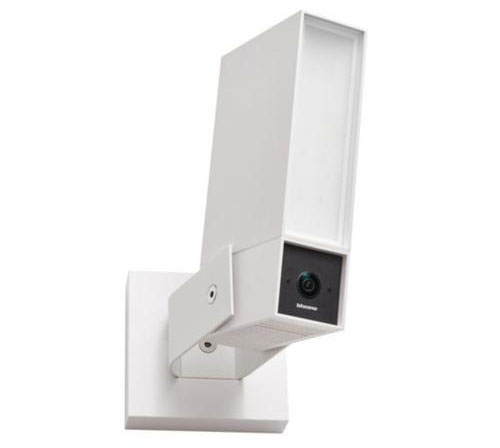 Bticino Smarte Außenkamera PRO, Weiß, 5 MP (2K), Weitwinkel 130°, Digitalzoom 16x, LED-Scheinwerfer 12 W, IR-Nachtsicht bis 15 m