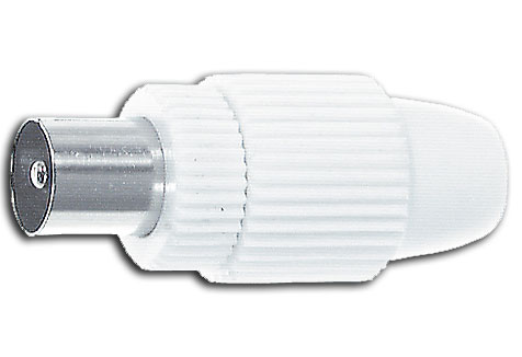 Koaxial-Stecker mit Schraubanschluß