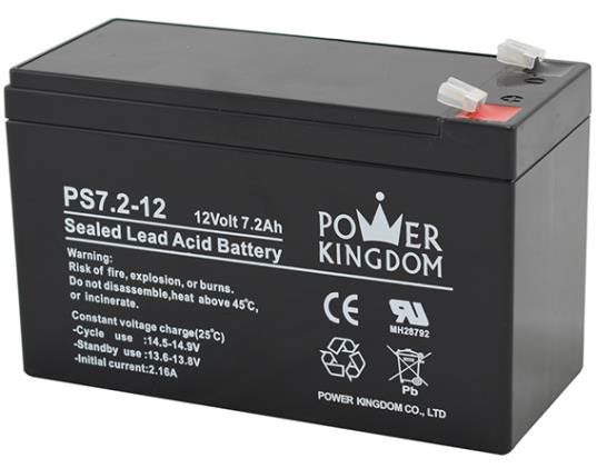Power Kingdom PS 12V / 7,2Ah VdS Zulassung / 4,8mm Faston