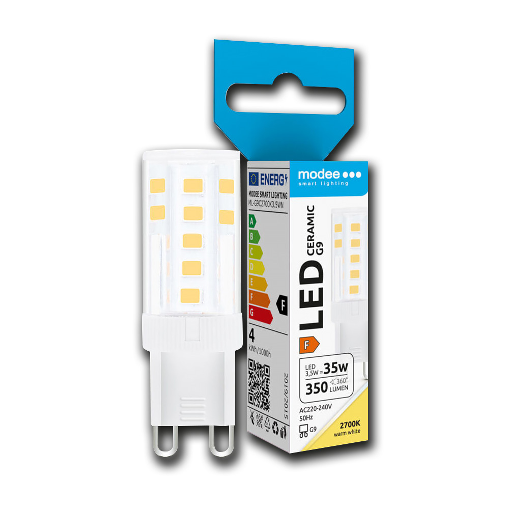 LED-Stiftsockellampe 350lm / 3,5W / G9 / 220-240V / 300° / 2.700K / ww 