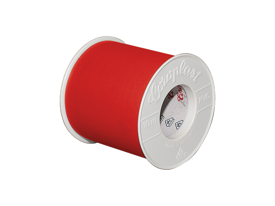 Coroplast 352 SE Weich PVC Klebeband / 0,15 x 50mm / 10m / rot