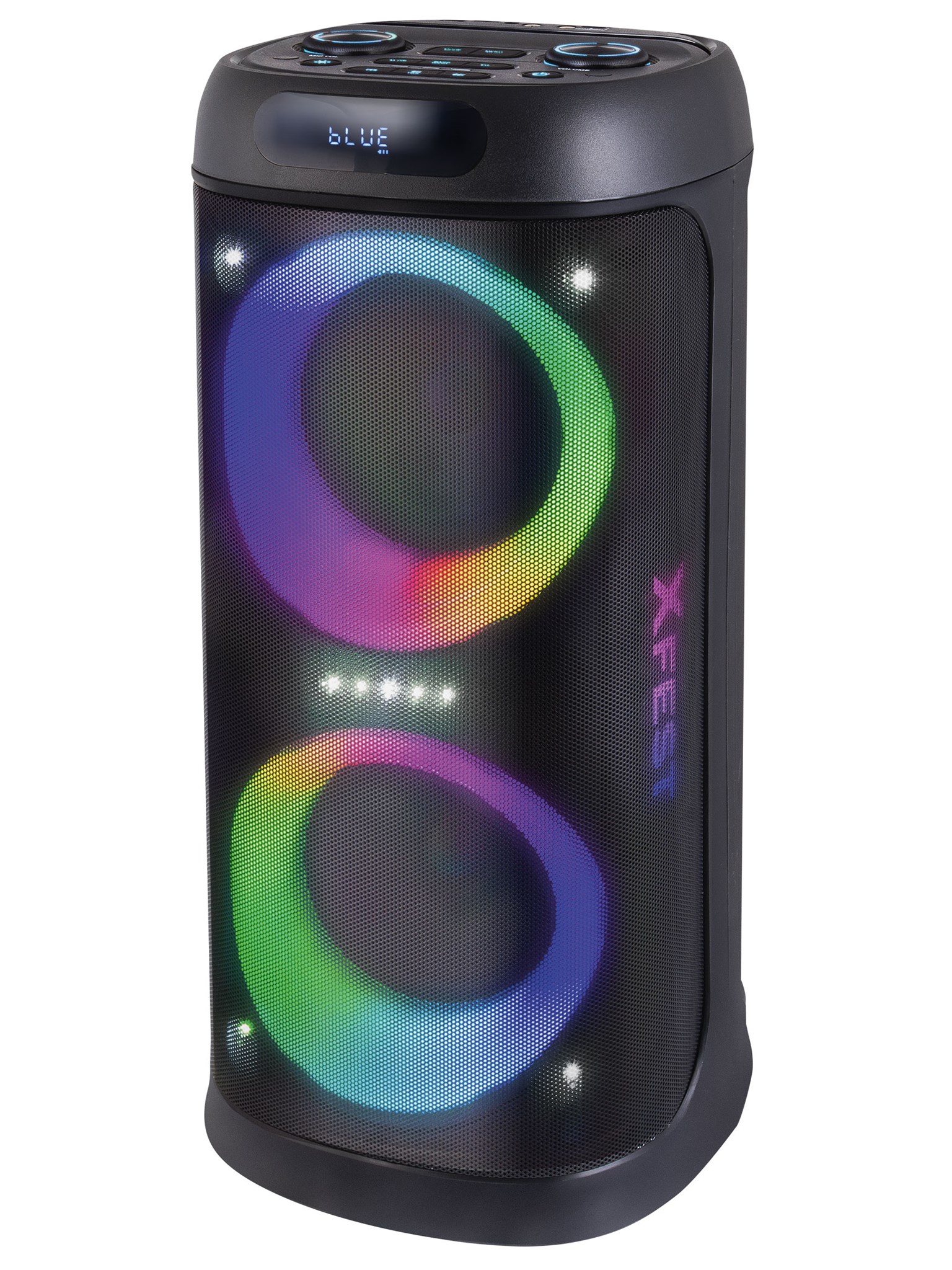 XFest Kabelloser Party-Lautsprecher XFM 680 W / 90W / Discolicht / MP3 / USB / Micro-SD / LINE-IN / TWS