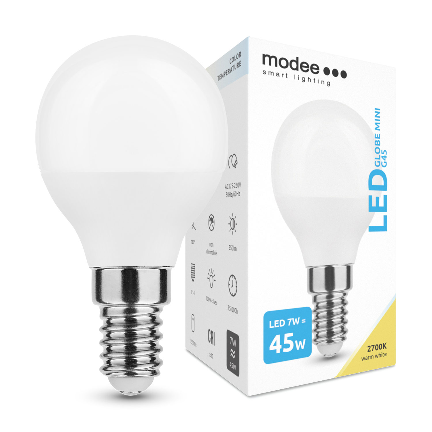 LED-Kugellampe E14